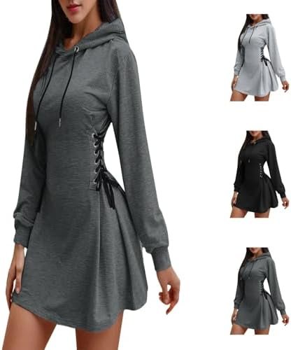 Women's Long Hoodies New Fashionable Simple Temperament Versatile Slim Drawstring Comfortable Casual Sweatshirts