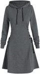 Women's Long Hoodies New Fashionable Simple Temperament Versatile Slim Drawstring Comfortable Casual Sweatshirts