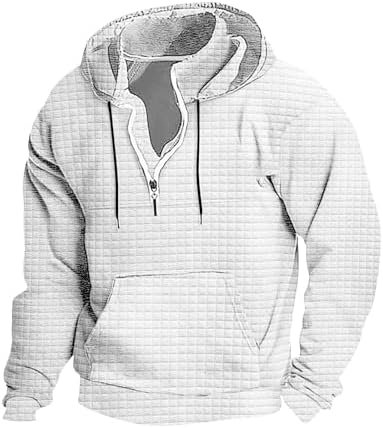 Sweatshirts For Men Long Sleeve Lace Up Pullover Comfort Lightweight Casual Tops For Sports Gym Glitter Moccasins