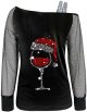 Women's Casual Loose Sleeve Sequin Blouse Print Mesh T Shirt Splice Long Women Women Plus Size Dress Shirts and