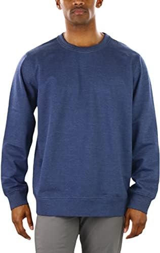 Men's Long Sleeve Crew Neck Cotton-Poly Blend Sweatshirt