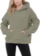 Women's Loose Hoodie Top Casual Long Sleeve Sweatshirts Women Solid Basic Hooded Sweatshirt Pullover Tops