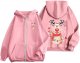 Women's Christmas Snowflake Print Zipper Long Sleeved Pocket Drawstring Casual Sports Hoodie Womens Winter Shirts