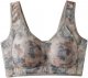 Women's Nude Adjustable Pull and Drop Large Size Underwear Women's Gathering Sports Bra Without Steel Rings Extra