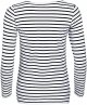 Womens/Ladies Marine Long Sleeve Stripe T-Shirt