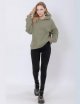 Women's Loose Hoodie Top Casual Long Sleeve Sweatshirts Women Solid Basic Hooded Sweatshirt Pullover Tops